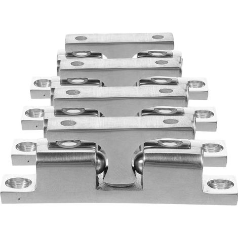 4 butoirs de porte, inox, pour sécurité anti-vent intérieure (1/5)