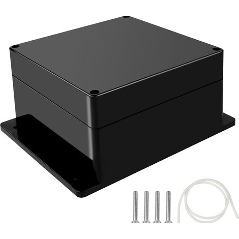 Boite de Derivation Etanche Exterieur, IP65 Boîte de Jonction Connecteurs, Boitier Electrique Etanche Exterieur, Electrique Boite Derivation Noir boite derivation etanche 160 160 90 mm (1/5)