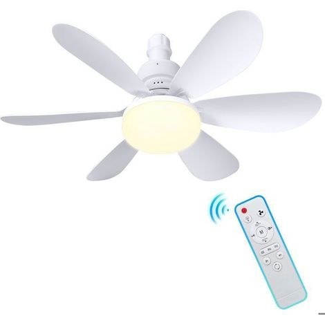 Ventilateur de Plafond 40 W - 6 Pales - 3 Vitesses - Silencieux (1/5)