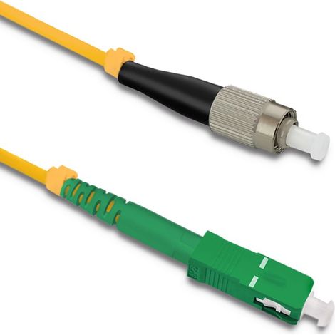 Cavo patch in fibra ottica Qoltec FC/UPC - SC/APC  Monomodale  9/125  G652D  Simplex  15 m (1/3)
