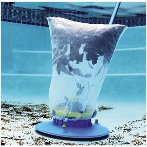 Aspirateur de feuilles de piscine - Épuisette de fond luxe - Nettoyage rapide - Kit d'entretien inclus