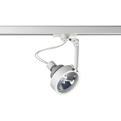 Proyector LED orientable para carril HAITI GU10 15 W Blanco (1/4)