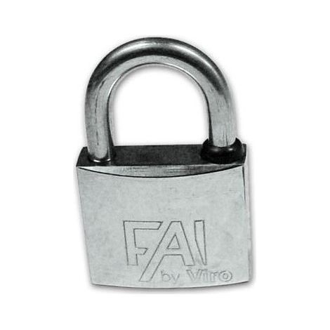 Lucchetto ad Arco in Acciao Viro Fai Mare Art. 573.7 Mis. 30mm Int. Arco 17x16mm (1/2)