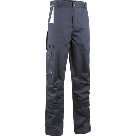 Pantalon de travail PADDOCK 2 Multi-poches - CoverGuard Marine-Gris M