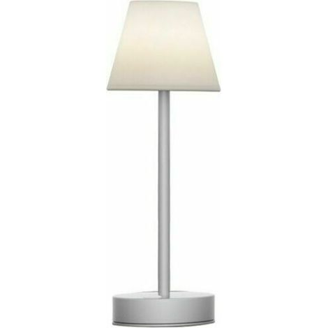 Lampada da Tavolo Ricaricabile USB Touch Luce Led Calda 3000k Bar Ristoranti - GRIGIO (1/3)