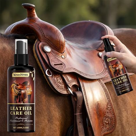 Kineshinex Natural Saddle Leather Conditioner pflegt, repariert, imprägniert und beugt Rissen vor, sodass Ihre Sattelausrüstung wie neu aussieht. (1/5)