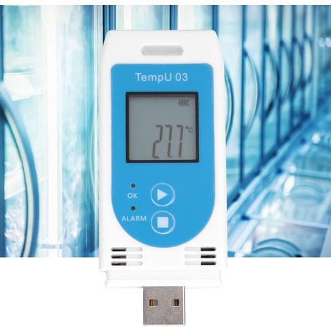 LCD-USB-Datenlogger für Temperatur und Luftfeuchtigkeit, PDF-GPS-Datenlogger-Recorder (1/5)