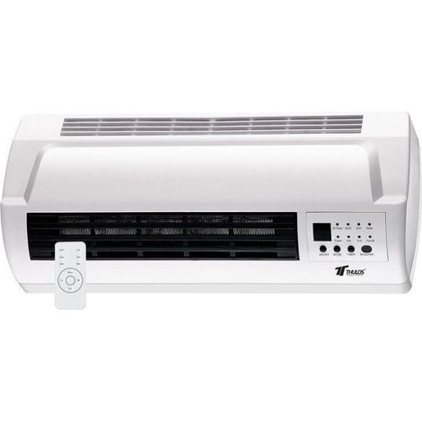 Calefactor Eléctrico Mural con 2 Ajustes de Calor Potencia de 1000-2000W  Oferta exclusiva