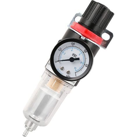 Séparateur D'Eau D'Huile à Air Comprimé Outil Filtre à Air Piège Réducteur Pression Avec Manomètre Lubrificateur De Régulateur Pneumatique Pour Les Outils De Filtres De Compresseur d'Air Comprimé-JUSC (1/5)