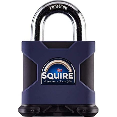 Squire SS80S Stronghold Solid Steel Padlock 80mm CEN6 Boxed HSQSS80S