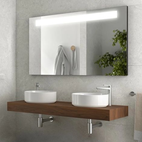 Top per lavabo da 120 cm in legno MDF rovere bali Sumo (1/3)