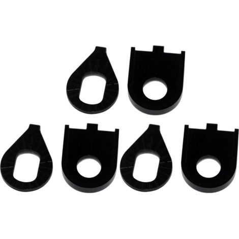 6X pour Joint de Fourche pour Moyeu de Vélo Crochet de Rondelle de Roue en Alliage D'Aluminium (1/5)