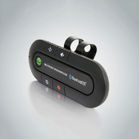 Récepteur Bluetooth pour pare-soleil de voiture, kit mains libres sans fil pour lecteur de musique de véhicule (1/2)