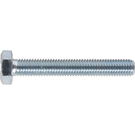 Sealey 8.8 Zinc Plated HT Setscrew M10 x 70mm, DIN 933 - Pack of 25 SS1070