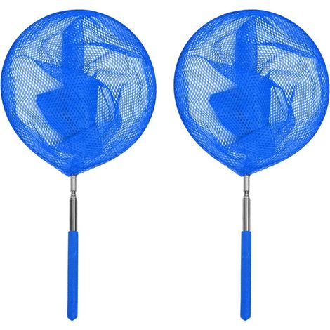 Épuisette De Piscine Filets Télescopique pour Le Nettoyage avec Poteau en Acier Inoxydable Équipement - (1/5)