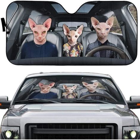 Bache Pare Brise Protection Funny Pig Farm Animal en Impression