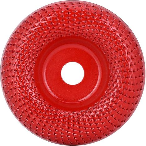Disque de roue de chaîne de broyeur de 16 mm, disque de chaîne de meuleuse d'angle, accessoires d'outil de menuiserie en acier à grande vitesse(rouge) (1/5)