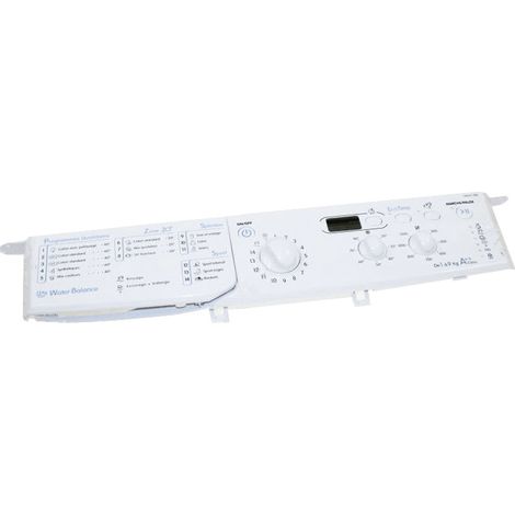 TABLEAU DE BORD AVEC POIGNEE DU TIROIR A PRODUITS POUR LAVE LINGE INDESIT - C00508261