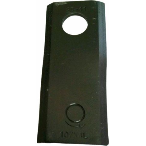 Coltello per falciatrice lunghezza 122mm foro Ø 18,25mm (1/2)