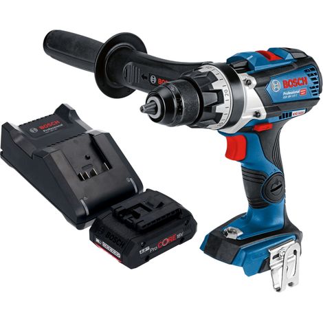 Bosch GSR 18V-110 C Trapano avvitatore professionale a batteria 18 V 110 Nm brushless + 1x batteria ricaricabile ProCORE 4,0 Ah + caricabatterie