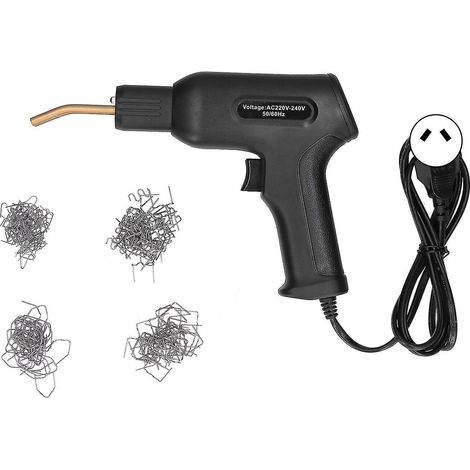 Agrafeuse électrique portable pour soudure plastique, outil de réparation, fournitures pour la maison et le jardin, noir, prise australienne 220-240 V (1/5)