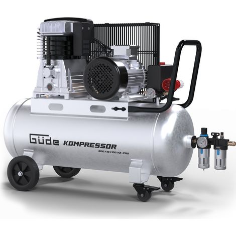 Güde Kompressor 600/10/100 VZ-PRO ölgeschmiert 10 bar 500 l/min 100 L Kessel (1/3)