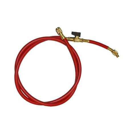 Tubo flessibile singolo con rubinetto Mod.A  1/4 F  F 1/4 X R407     HYWERK