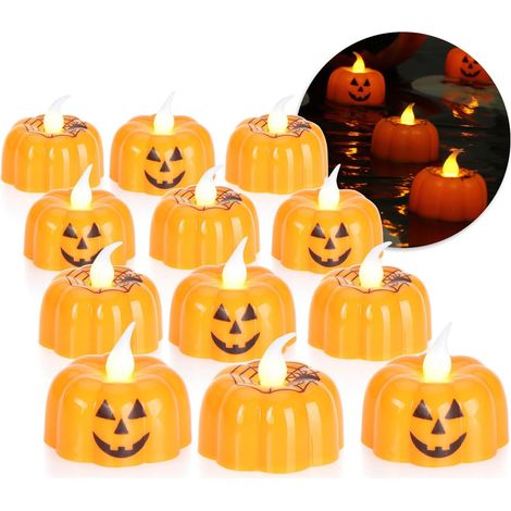 x Bougies chauffe-plat LED Halloween (L014) (1/5)