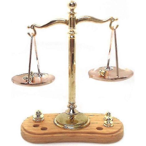 HONORNIC - Balance - Unité unique, design compact, matériau métallique, or