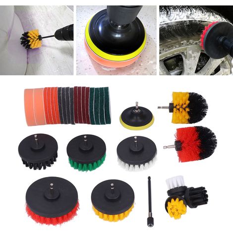 Kit de brosses de nettoyage électrique pour perceuse (30 pièces) (1/5)
