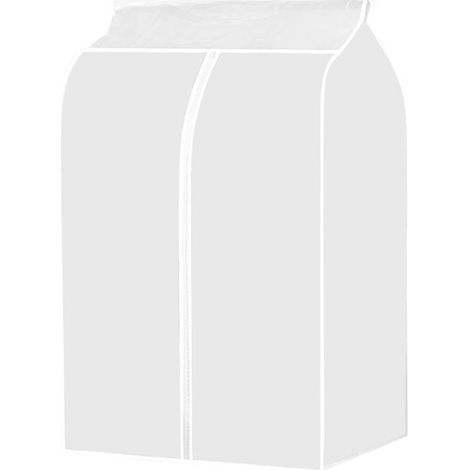 Housse de protection anti-poussière pour vêtements, idéale pour la maison et l'armoire.-120X80X50CM-White