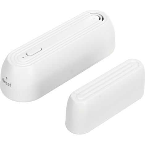 Lot de 2 capteurs d'alarme sans fil intelligents pour portes et fenêtres, détecteurs d'ouverture de porte et d'effraction pour la sécurité de votre domicile. (1/5)