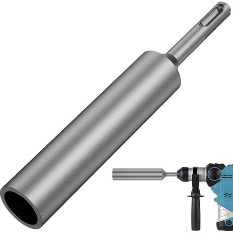 Outil d'enfoncement pour piquet de terre (longueur 160 mm) — Acier trempé, tête d'impact de 20 mm pour marteau perforateur — Compatible avec les marteaux perforateurs SDS Plus (1/5)