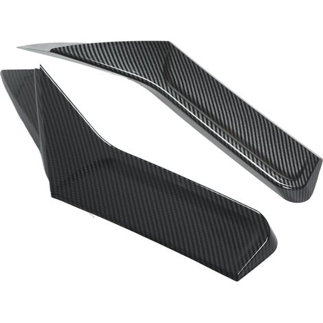 paire d'ailerons latéraux de lunette arrière style fibre de carbone pour MK8 VIII R GTD 2020+ (1/5)