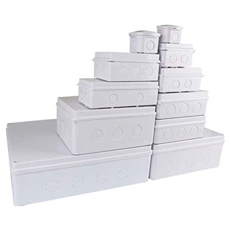 Electrical Junction Box for Power Tool, IP55 Waterproof Electrical Enclosure Project Instrument Enclosure, Opening Hole Project Box (1pcs - 150 x 110 x 70mm) (1/5)