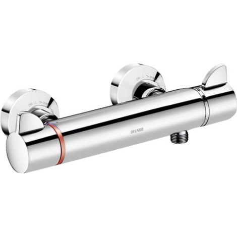 Mitigeur de douche thermostatique - Securitherm - DELABIE - Raccord STOP/CHECK - 9 l/min (1/4)