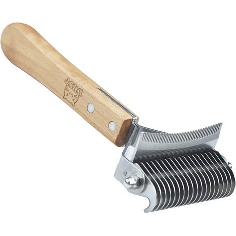 Brosse démêlante pour animaux – Modèle amélioré 3 en 1 – 19 dents (1/4)