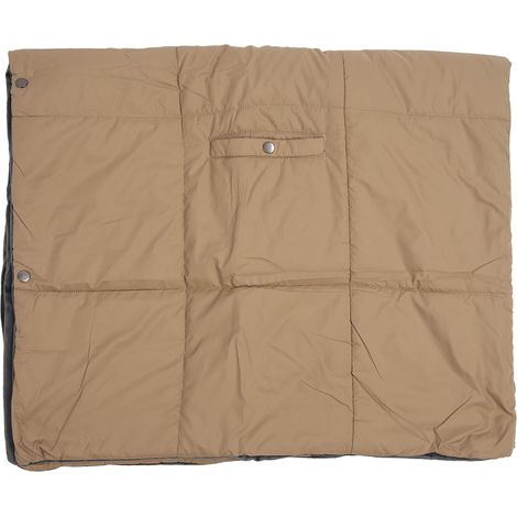 Couverture chauffante kaki à température constante, en polyester et PVC, à chauffage rapide et lavable, idéale pour l'hiver. Châle électrique pour temps froid. (1/5)