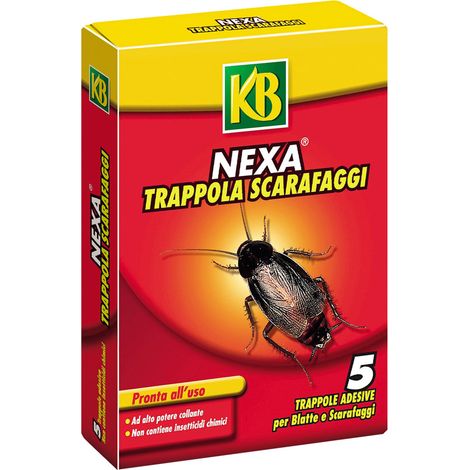 TRAPPOLA PER SCARAFAGGI E BLATTE 'NEXA' scatola 5 fogli  - KB