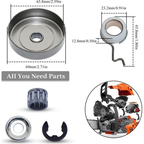 .325" 7T Kupplungstrommelglocke Schneckenrad Unterlegscheibenbaugruppe für Stihl MS250 MS230 MS210 MS 250 230 210 025 023 021 Kettensägenteile (1/5)