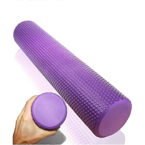 (Couleur aléatoire) Mini rouleau de massage en mousse pour yoga et Pilates, outil d'automassage et de musculation pour salle de sport. (1/4)