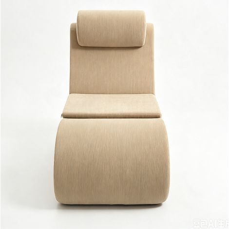Fauteuil de salon moderne, dimensions 160 × 66 × 90 cm, couleur terre, poids 17.5 kg