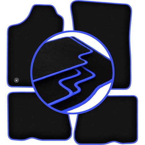 Carlux-blaue Automatten für: Renault 19 Cabrio, Schrägheck, Limousine, Chamade (1988-1996) (1/5)