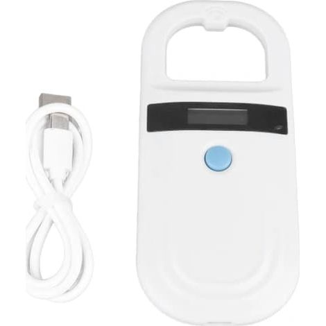[CA] Haustier-Mikrochip-Scanner für Hunde, Pferde, Katzen und Schweine – ID-Chip-Etikettenleser mit hellem Display, 3,7 V (1/4)