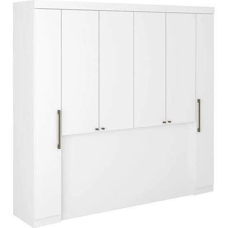 Armadio a ponte L206 cm Bianco - ANTERO (1/5)