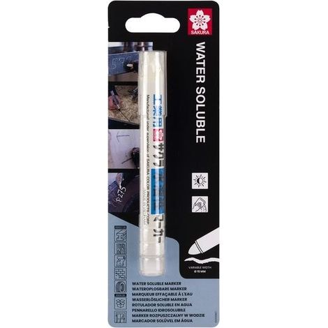 Wasserlöslicher Marker Weiß, Sakura