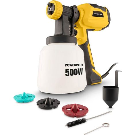 Pistola de pintura hvlp 500 w, 1400 ml