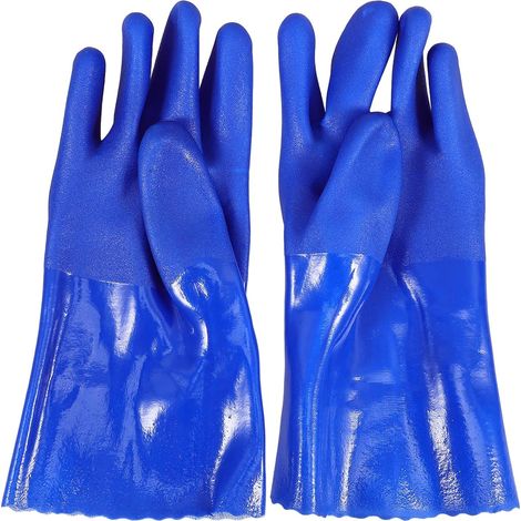 Pvc Schutzhandschuhe für Männer Öl und Säurebeständig
