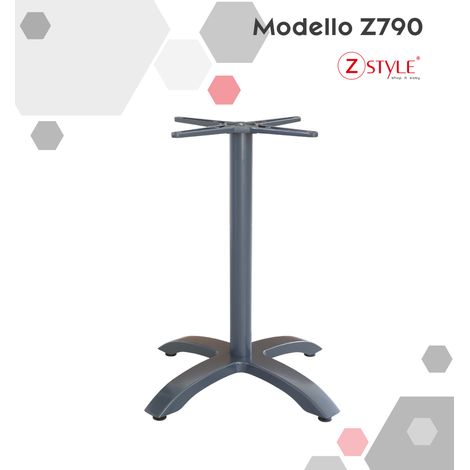Base per tavolo da esterno - ZStyle base tavolo, gamba tavolino , piede centrale, metallo, per catering bar ristoranti bistrot - basamento - per interno / esterno (1/4)