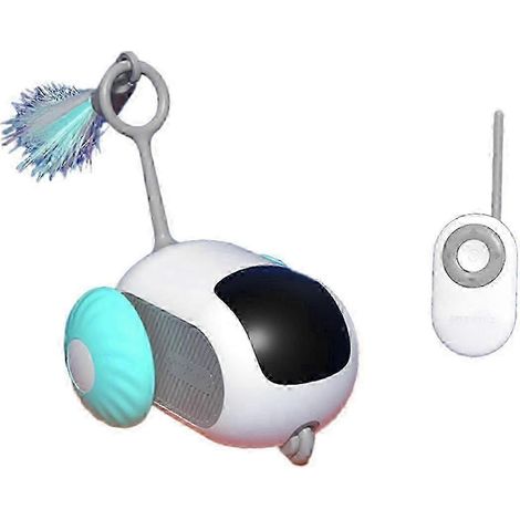 Voiture jouet interactive pour chat, balle à mouvement automatique télécommandée, 2 modes, jouet d'intérieur pour chatons et chats. (1/5)
